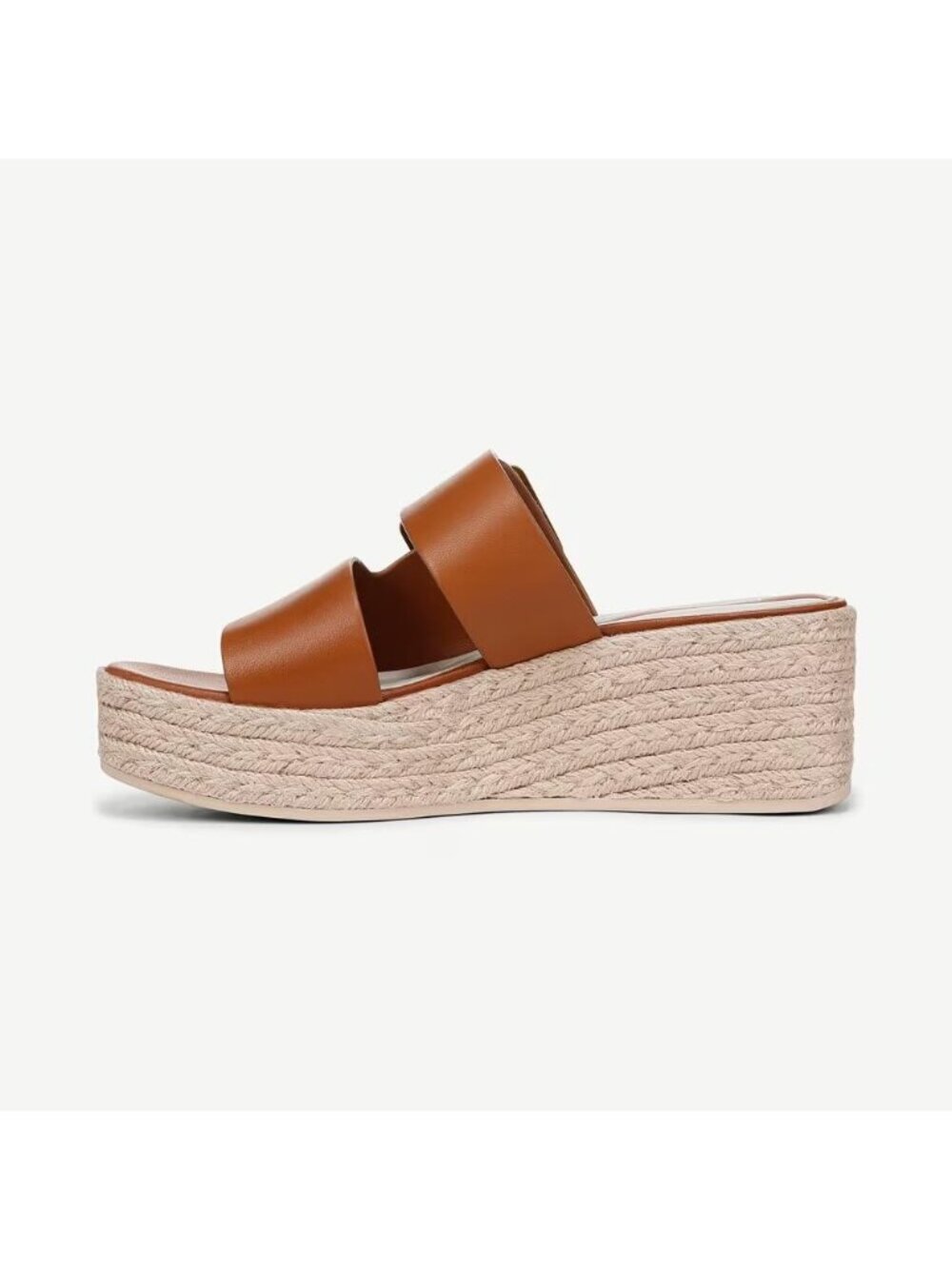 Franco Sarto Womens Taziana Espadrille Slide Sandals Brown 5.5 New $115